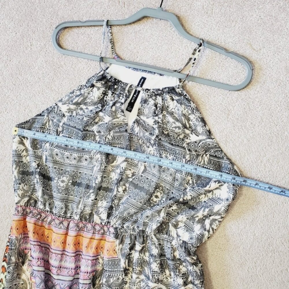 Anthropologie Walter Baker Animal Bohemian Abstract Vacation Fairy Maxi Dress L - Picture 5 of 7